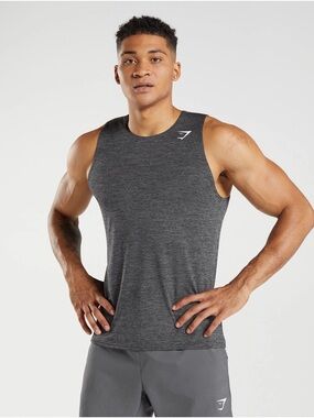 Gymshark /// Men's Arrival Slim Marl Tank - Size Medium